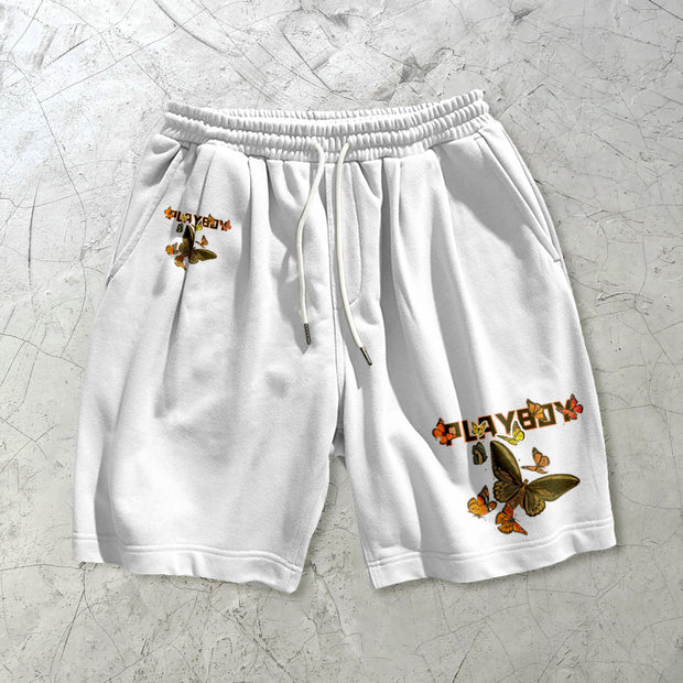 Fashion trend printing casual sports shorts