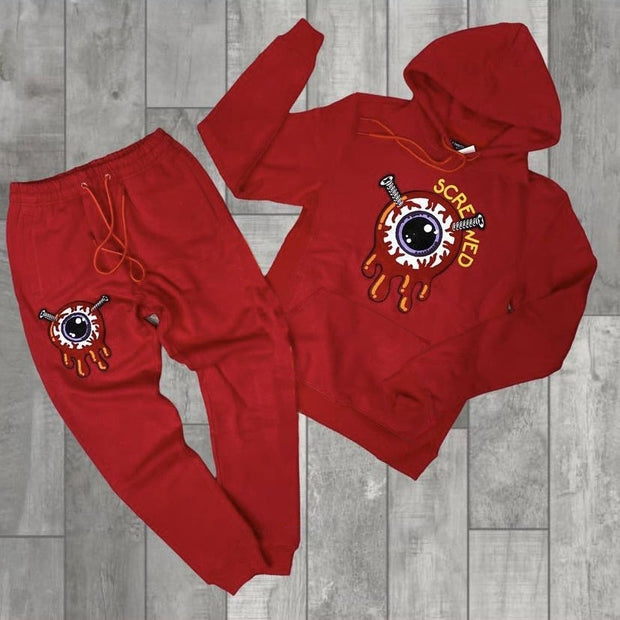 Fashion statement sports print hoodie set