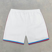 Miami Graphic Print Elastic Shorts