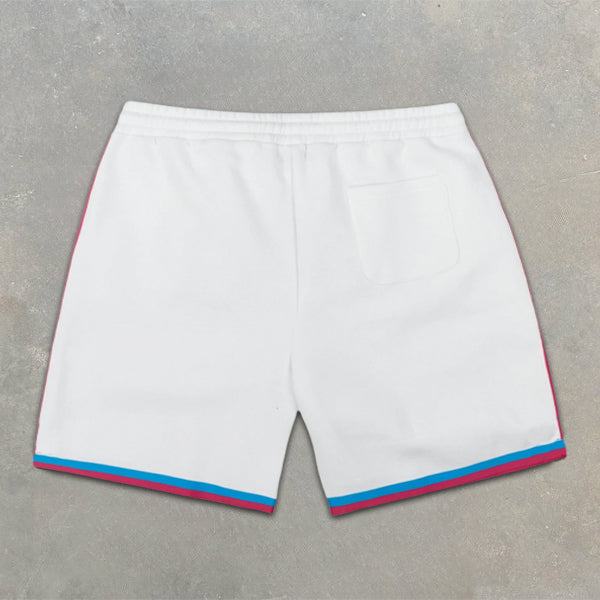 Miami Graphic Print Elastic Shorts
