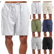 Linen Oversized Pocket Casual Shorts
