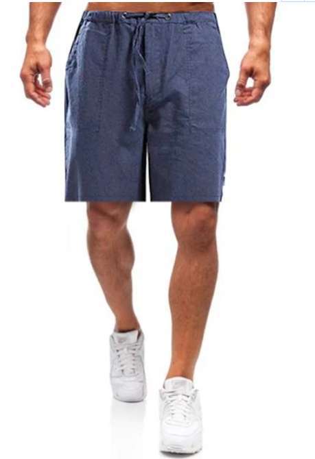 Linen Oversized Pocket Casual Shorts