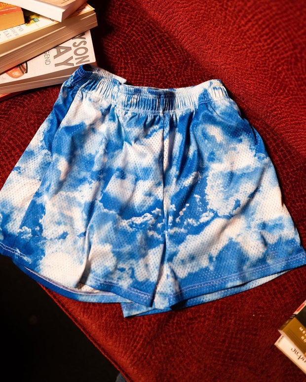 Personalized Sky Street Print Shorts