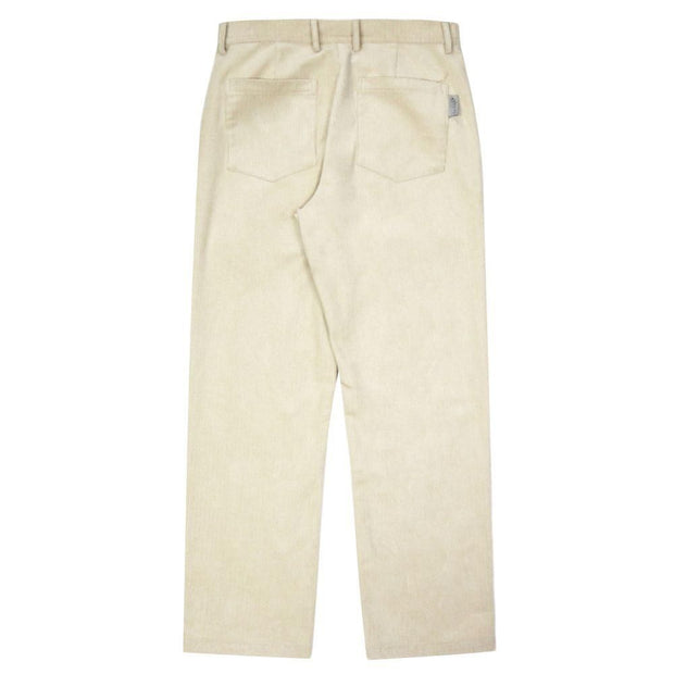 Casual Heart Print Corduroy Straight-Leg Pants