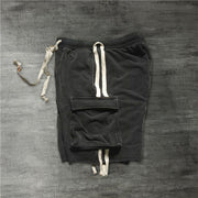 Retro overalls sports shorts