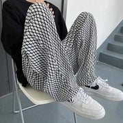 Street fashion brand ice silk wide-leg hip-hop drape pants