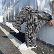 Street fashion brand ice silk wide-leg hip-hop drape pants