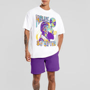 Casual printing suit
