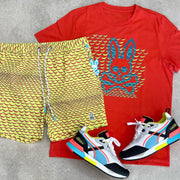 Personalized Print Casual Fashion Resort Style Suit