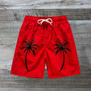 Coconut print casual swimming shorts