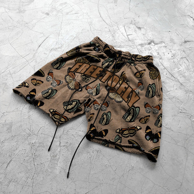 Butterfly Retro Free Flying Shorts