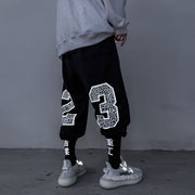 No. 23 casual fashion street sports terry reflective trousers