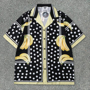 Casual Beach Trend Brand Loose Short Sleeve Shirt Shorts Suit
