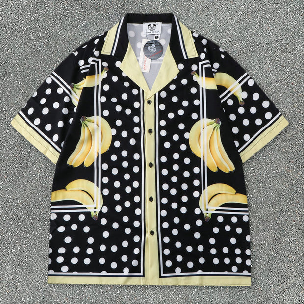 Casual Beach Trend Brand Loose Short Sleeve Shirt Shorts Suit