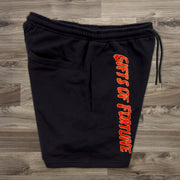 Stylish preppy printed track shorts