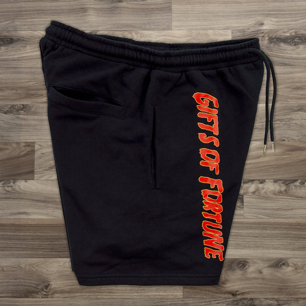 Stylish preppy printed track shorts