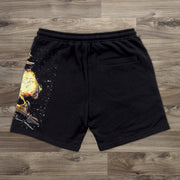 Stylish preppy printed track shorts