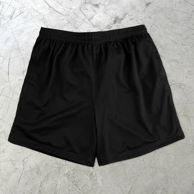Personality Trendy Street Retro Mesh Shorts