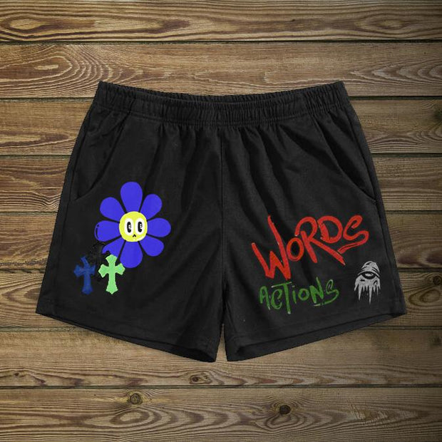 Leisure sunflower sports home beach shorts