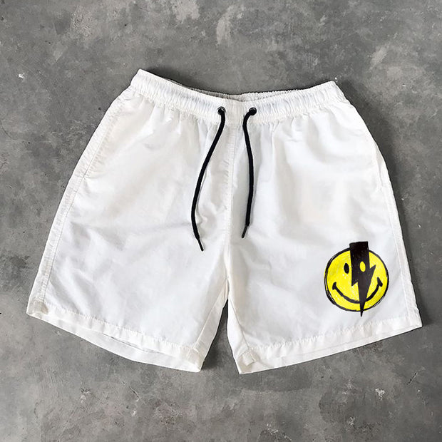 Fashion Trendy Printed Casual Swimming Shorts