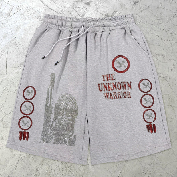 Trendy retro personality sports shorts