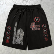 Trendy retro personality sports shorts