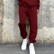 Burgundy Graphic Street Tracksuit