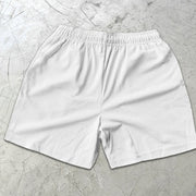 Butterfly New York Slogan Graphic Print Elastic Shorts