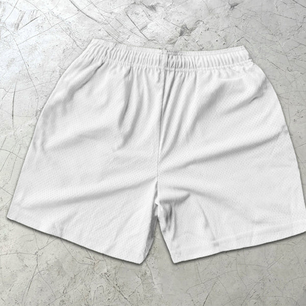 Butterfly New York Slogan Graphic Print Elastic Shorts