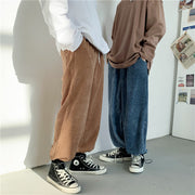Loose drawstring trousers