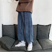 Loose drawstring trousers