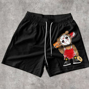 Casual Retro Fashion Street Mesh Shorts