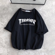 Personalized street letter print T-shirt