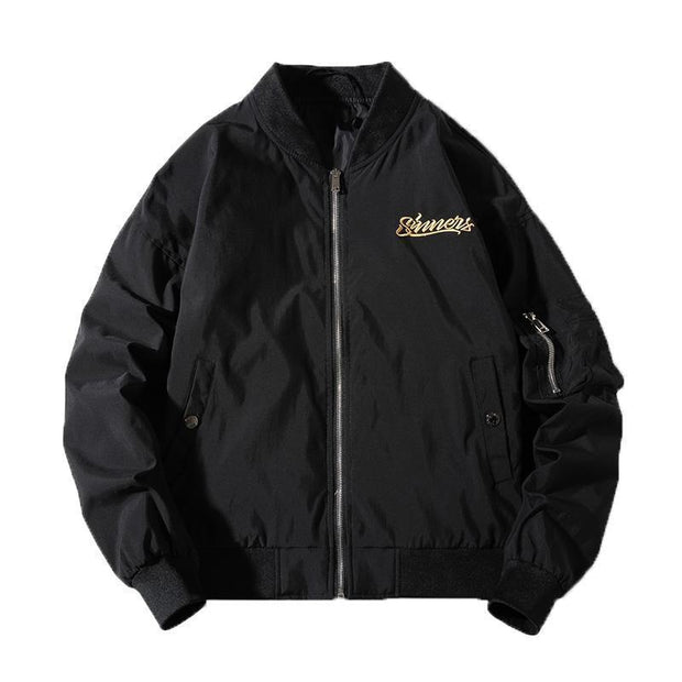 American retro embroidery casual loose trend handsome baseball uniform