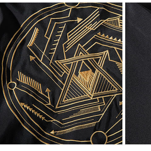 American retro embroidery casual loose trend handsome baseball uniform