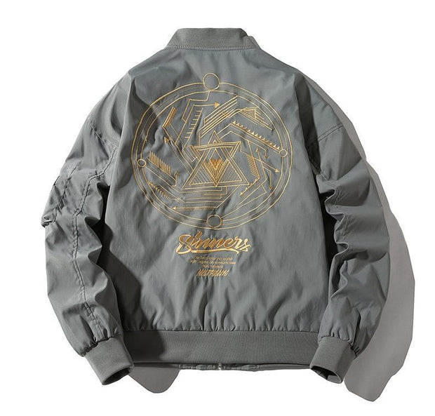 American retro embroidery casual loose trend handsome baseball uniform