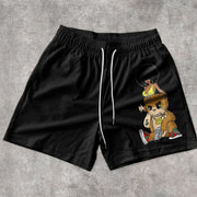Retro Casual Hip Hop Mesh Shorts