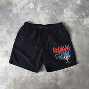 Skull Print 5 Inseam Shorts