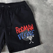 Skull Print 5 Inseam Shorts