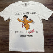 Street Style Retro Angel Print Loose T-Shirt