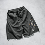 Skull Fashion Street Style Retro Scarf Shorts