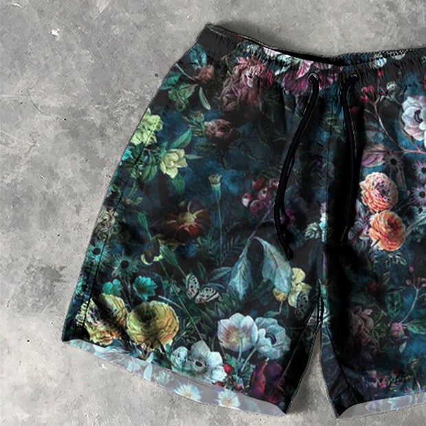 floral print 5 inseam shorts