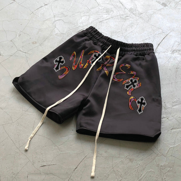Trendy Cross Personality Street Shorts