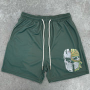 Retro personality trend casual sports shorts