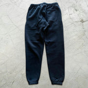 Skull and Cross Graphic Print Elastic Sweatpants