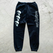 Skull graphic-print elasticated sweatpants