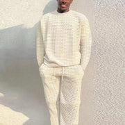 Men's Fashion Knitted Loose Casual Suits