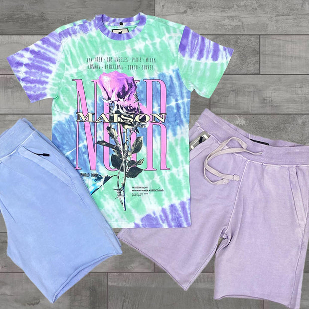 Street Fashion Tie Dye Pattern Two Piece