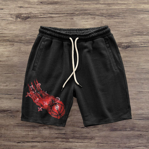Sports street print fashion shorts