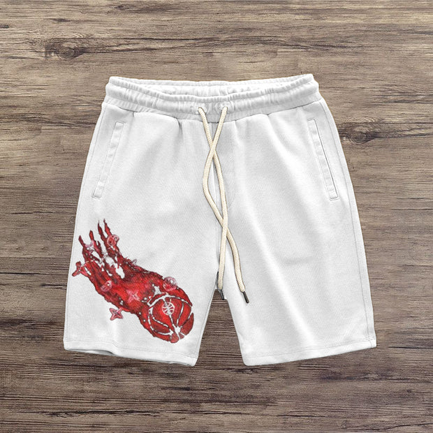 Sports street print fashion shorts